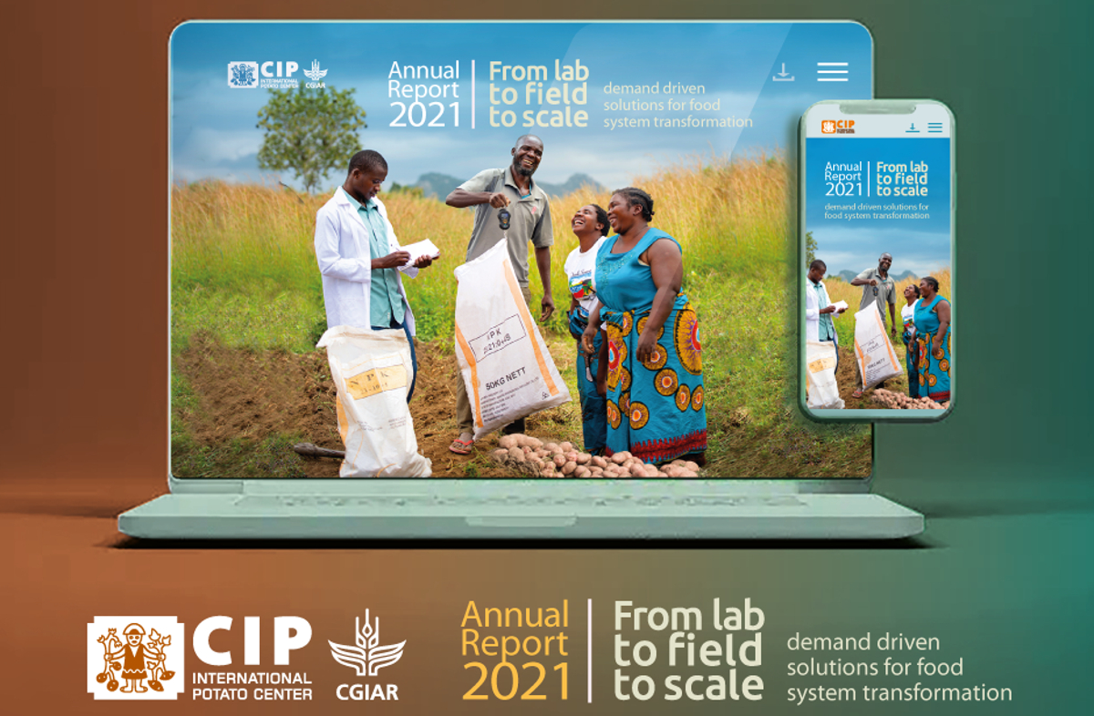 CIP’s Annual Report 2021: From lab to field to scale