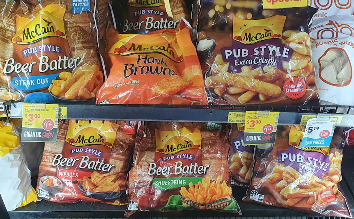 McCain Foods' frozen potato chips (Courtesy: ABC Rural, Jane McNaughton)