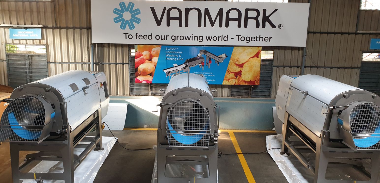 Vanmark’s India location first three peelers
