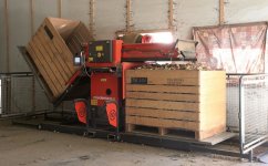 Dewulf MB 55 Box filler with a capacity of 45-65 boxes per hour