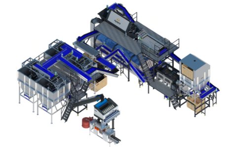 Allround Table Potato Washing and Grading line