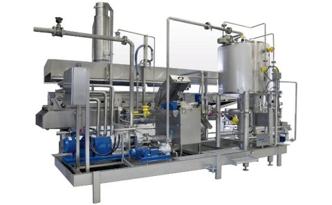 tna - Florigo atmospheric continuous frying system with integrated defattening belt conti-pro® PEL 3